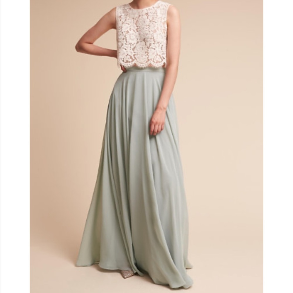 BHLDN SKIRT SIZE 16 SAGE COLOR